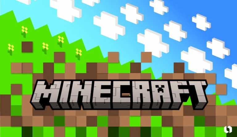 image containing the minecraft logo